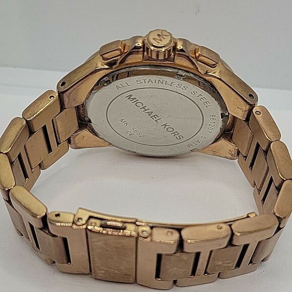 Michael Kors MK5652 Women's Stainless Steel Analog Rose Gold Dial Watch BC723 - Picture 10 of 10